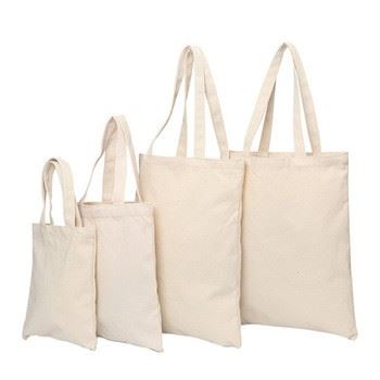 Promotional Custom Logo Cotton Canvas Blank Tote Bags for Kids DIY Drawing